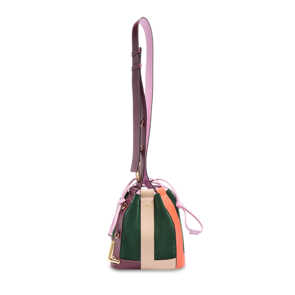 S bucket bag Elles de Lancel - Amazon Green Multico