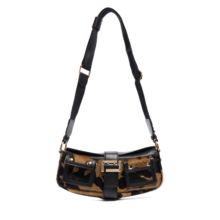 S hobo bag - Multico Black
