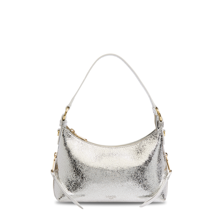 Sac baby hobo zippé Origami de Lancel - Argenté