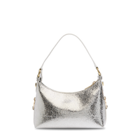 Sac baby hobo zippé Origami de Lancel - Argenté