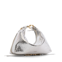 Sac baby hobo zippé Origami de Lancel - Argenté