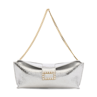 Chain pouch Angele de Lancel - Silver