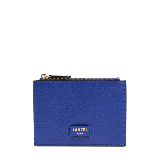 L zip cardholder with gusset Ninon de Lancel - Ocean Blue