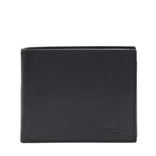 8 CC/COIN FLAP WALLET - Black