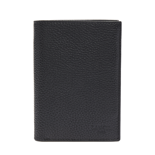9 CARD SLOTS EUROPEAN WALLET - Black