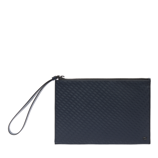 POCHETTE ZIPPEE IPAD MINI AVEC DRAGONNE - Ultramarine