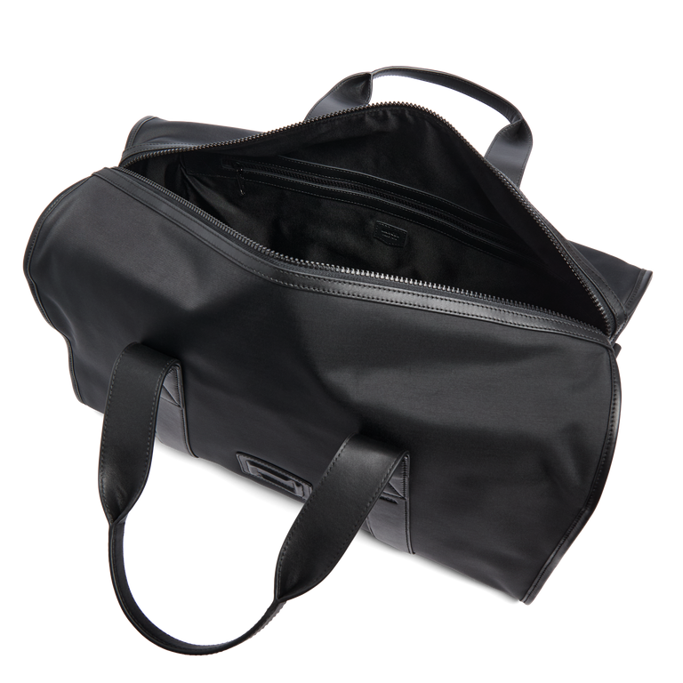 ZIP DUFFLE BAG - Black