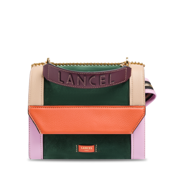 M flap bag Ninon de Lancel - Amazon Green Multico