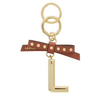 PORTE-CLES "L"" NŒUD STUDS"