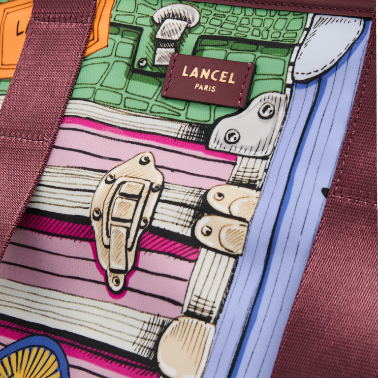L ZIP TOTE BAG - Multicolor