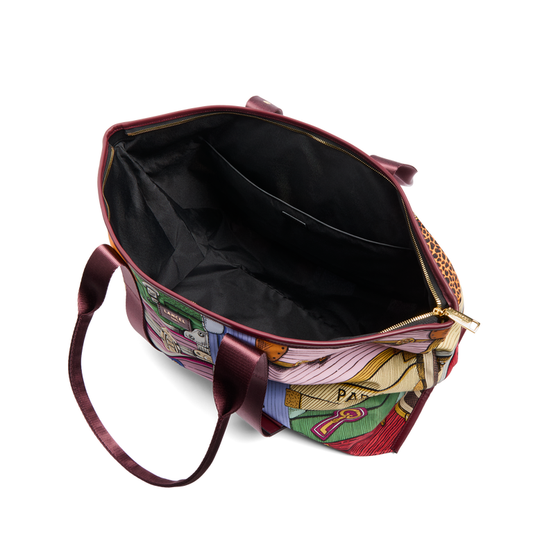 L ZIP TOTE BAG - Multicolor
