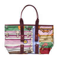 L ZIP TOTE BAG - Multicolor