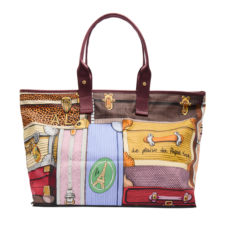 L ZIP TOTE BAG - Multicolor