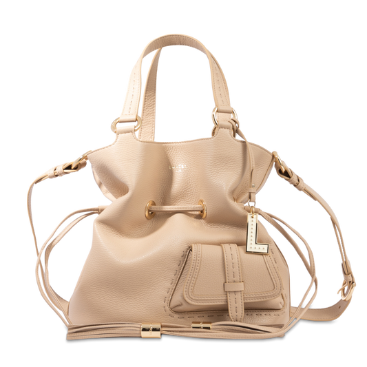 M BUCKET BAG - Cappuccino/gold