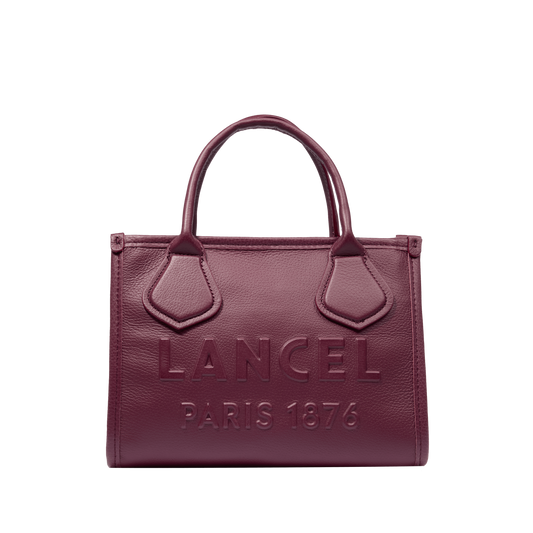 S ZIP TOTE BAG - Blackcurrant