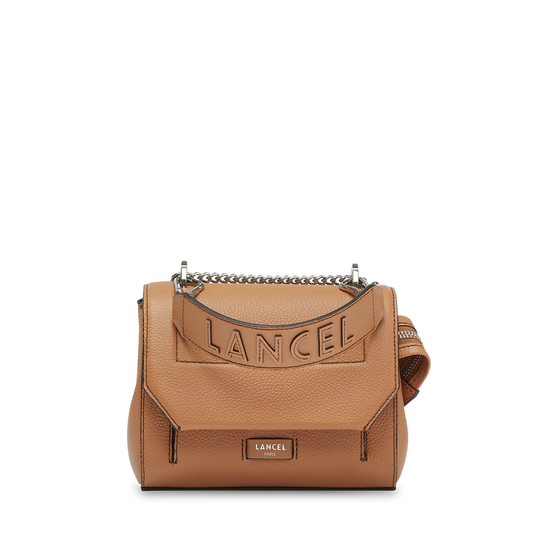 S flap bag Ninon de Lancel - Camel