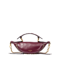 Mini sac porté croisé zippé Origami de Lancel - Cassis