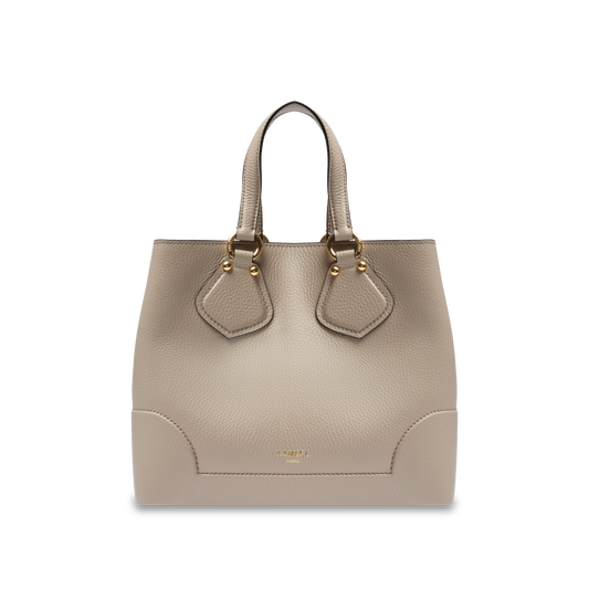 S ZIP CARRYALL BAG - Pebble
