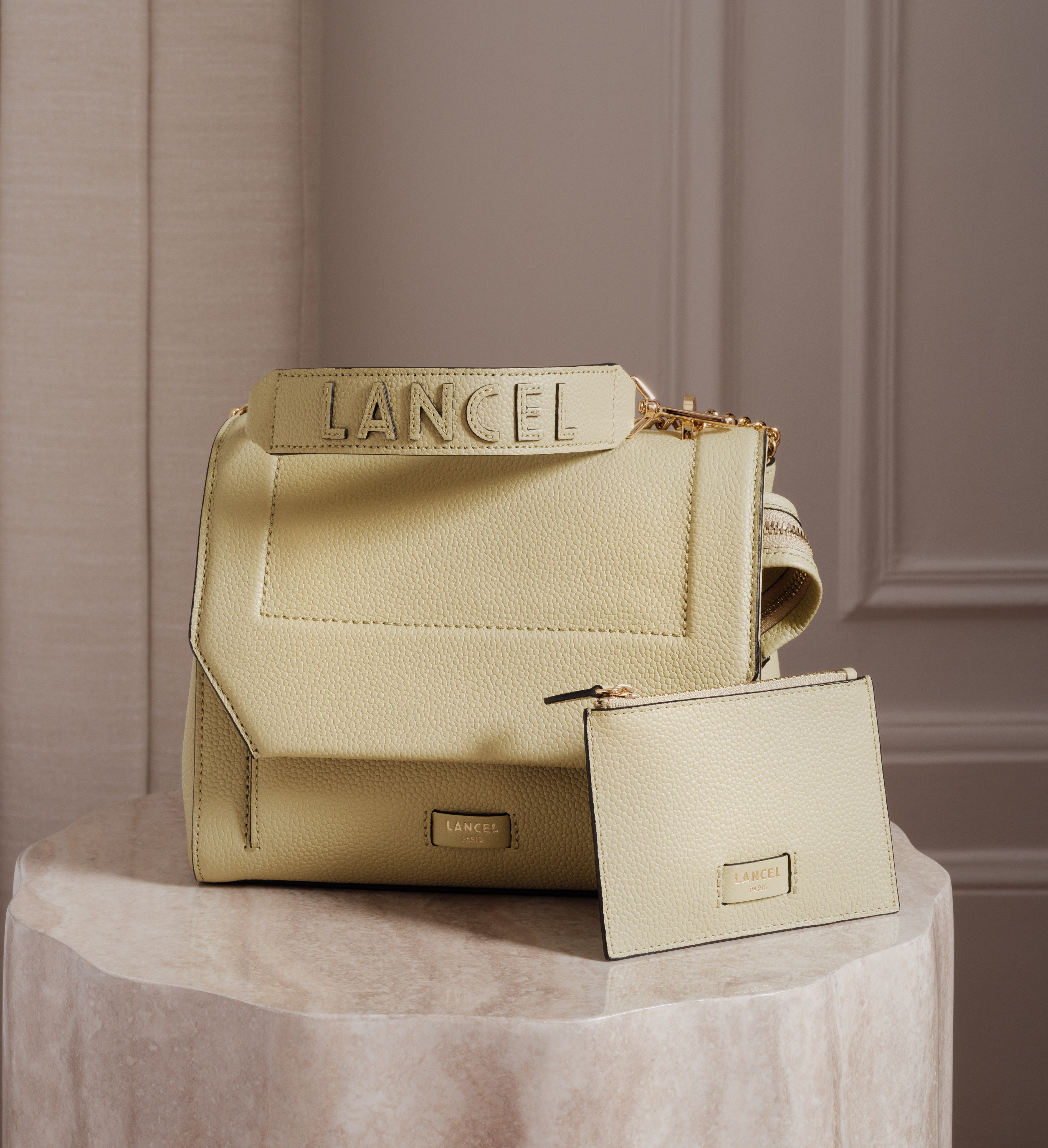 Lancel leather bag sale