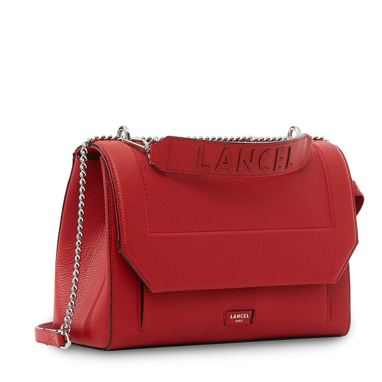 Flap bag with handle