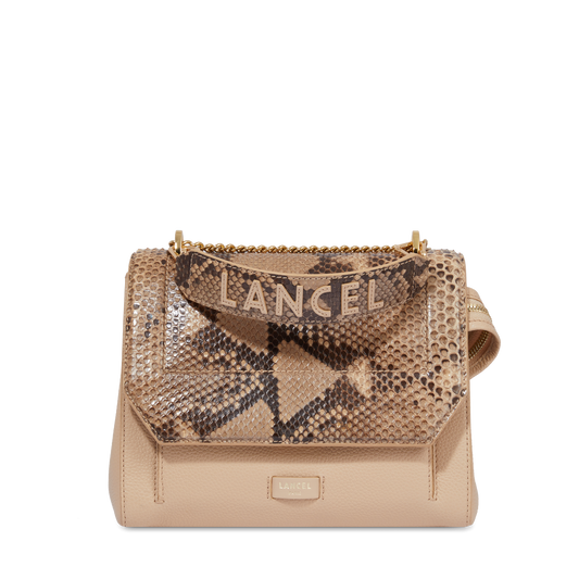 Sac rabat M Ninon de Lancel - Cappuccino/Doré
