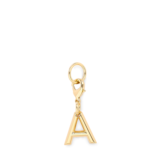 Charm lettre A - Doré