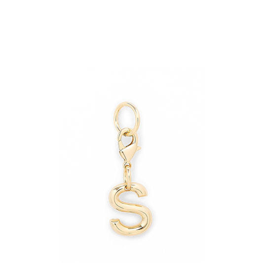 Charm lettre S - Doré