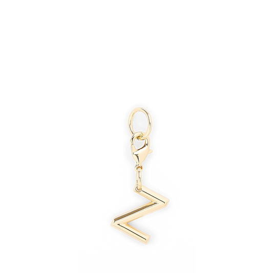 Charm letter Z - Gold - Gold color