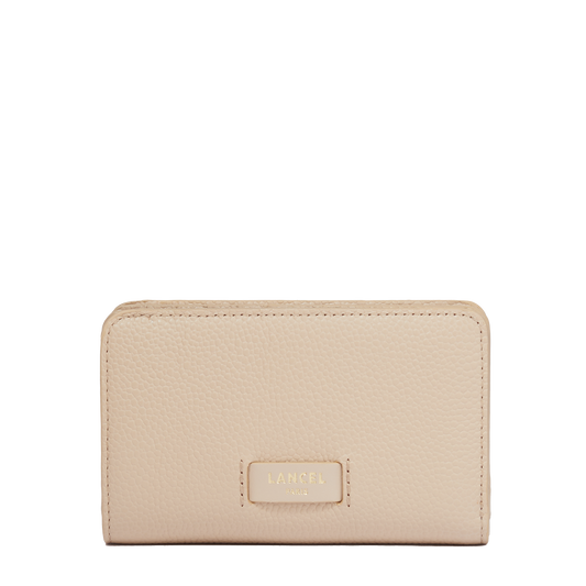 Compact rectangular zip wallet Ninon de Lancel - Cappuccino/Gold
