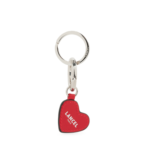 Leather 2025 heart keychain