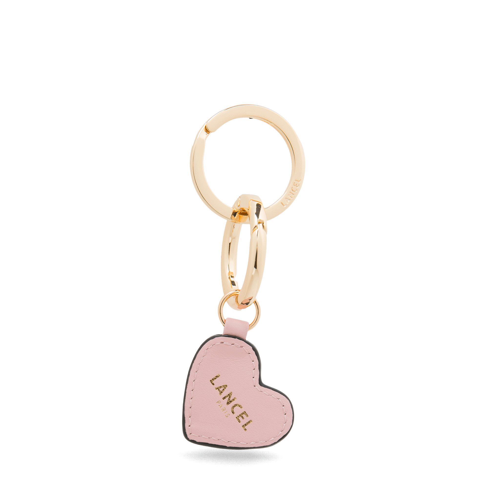 Leather heart keychain base – Lancel