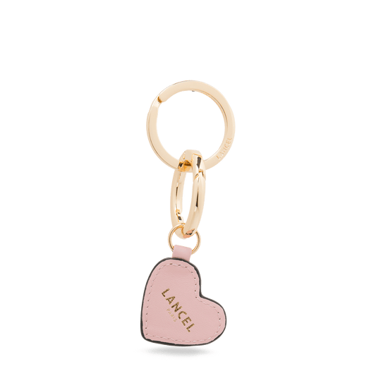 Leather heart keychain base Charms de Lancel - Rose Blossom