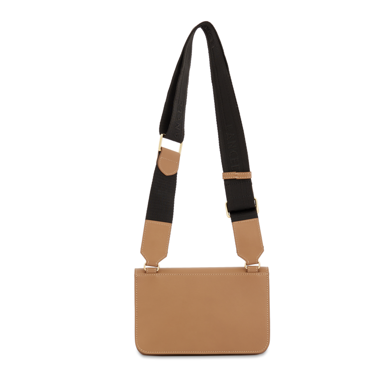 Shop LC Genuine Leather Crossbody Bag with Adjustable Strap
